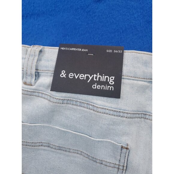 & Everything Denim Carpenter Bootcut Denim Jeans Pants Men's Size 36 X 32 NEW - Picture 5 of 16